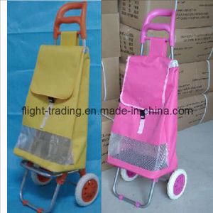 Shopping Trolley Luggage Bag with 2 Wheels for Supermarket