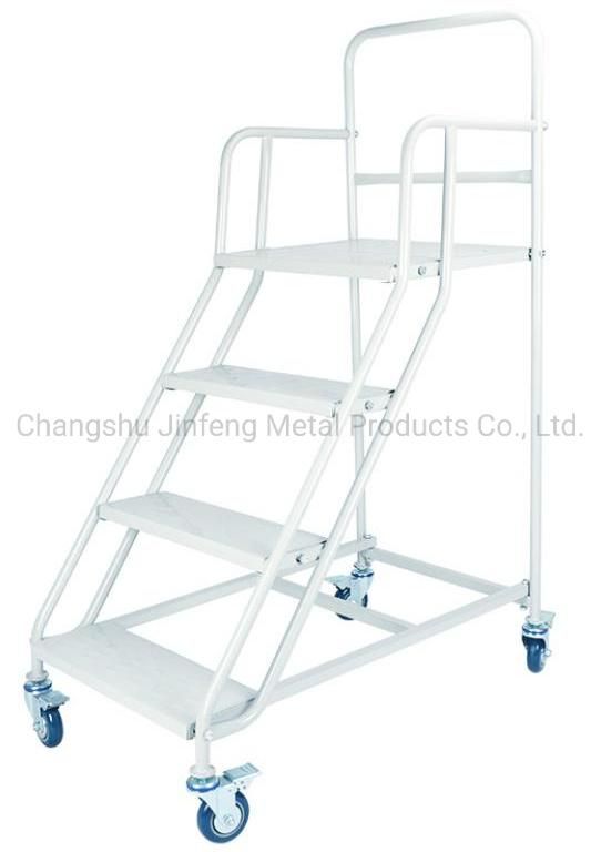 Supermarket & Warehouse Movable Stair Climbing Truck Ladder Truck Ladder Cart