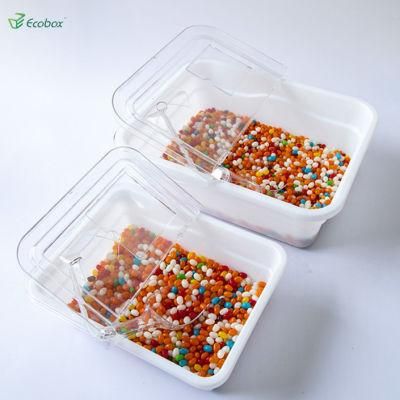 Airtight Acrylic Candy Box Scoop Bin Bulk Feed Bins