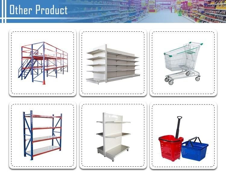 Supermarket Promotion Table Display Stand Rack with Wheels