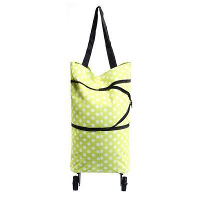 Easy Portable Foldable Folding Shopping Trolley Bag for Grocery Market