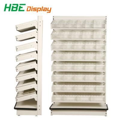 Drug Pharmacy Store Drugstore Multi Layers Display Shelf with Telescopic Shelf