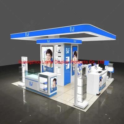 Counter Design Skincare Shop Fitting Display Showcase Makeup Kiosk Customize