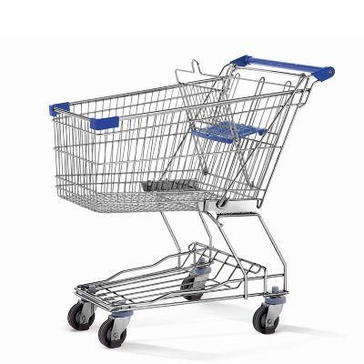 Supermarket Shopping Trolley Metal Mesh Shopping Trolley