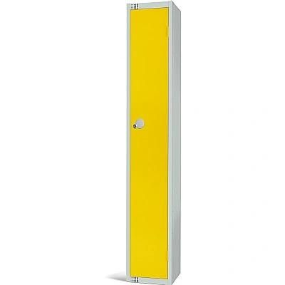 Best Sale School Use Kd Structure One Door Steel Yellow Locker