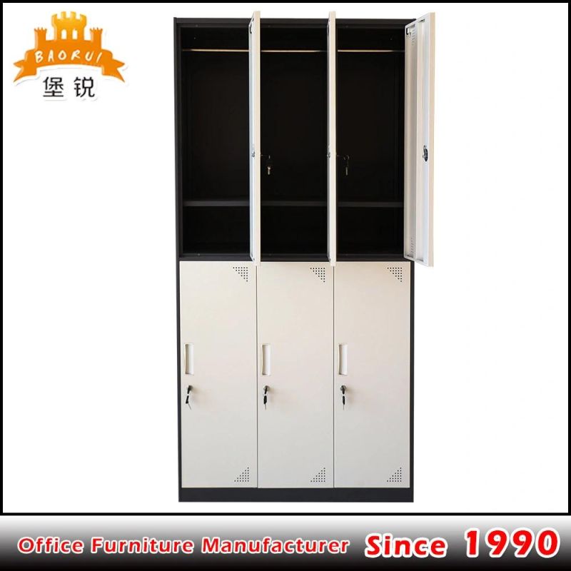 Cheap 6 Door Metal Cupboard Cloth Storage Steel Wardrobe