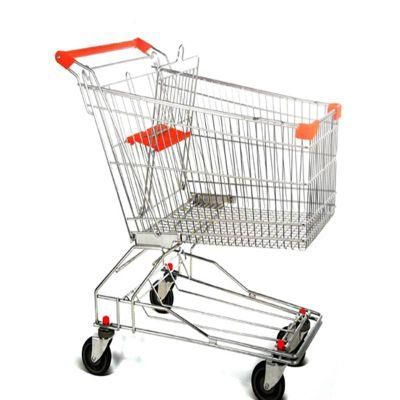 Supermarket Shopping Trolley Convenience Store Shopping Cart Hand Push Trolley