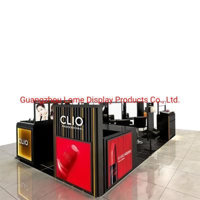 Cosmetic Shop Interior Design Makeup Kiosk Stand Display Skincare Showcase