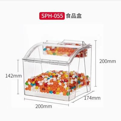 Factory Made Plastic Airtight Candy Box Food Container with Scoop