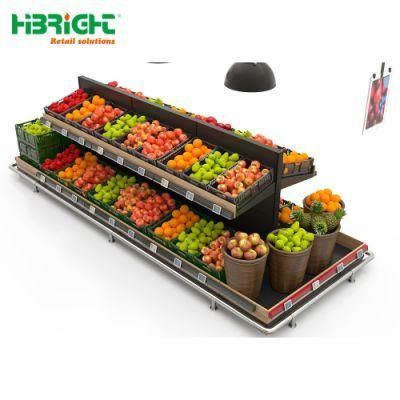 Supermarket Equipment Racks Fruit Vegetable Display Gondola Rack for Fruit Vegetable Racks