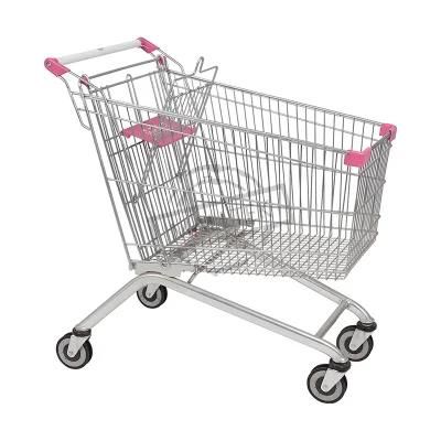 Durable Metal Steel Grocery Shopping Trolley with Different Size