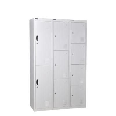 Hot Sale 9 Door Locker Steel Cupboard for Cloth Cabinet Wardrobe Work Locker