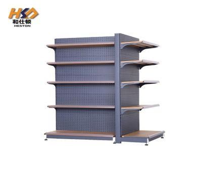 Wholesale Customized Metal Display Shelf Gondola Snacks Racking Stand