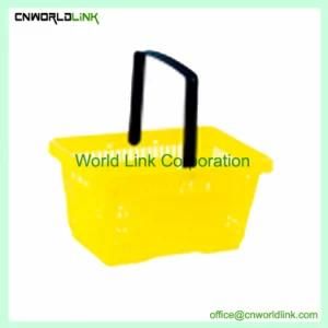 Wholesale New Design Europe Shopping Plastic PP Storage Grocery Basket
