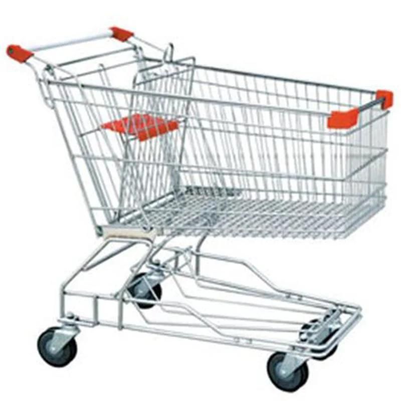 Euro Heavy-Duty Metal Supermarket Trolley Cart