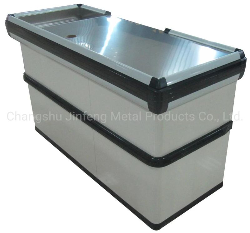 Modern Supermarket Cashier Desk Checkout Counter