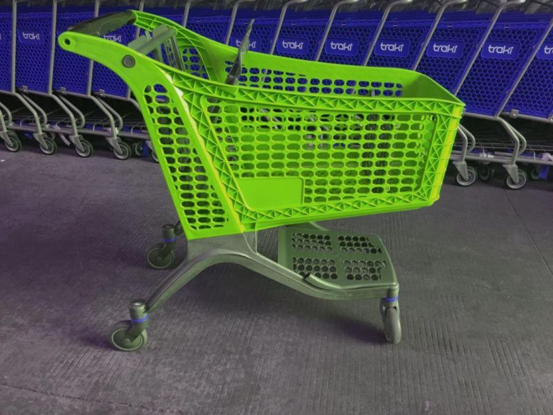 Pure Plastic Shopping Cart/Plastic Shopping Trolley