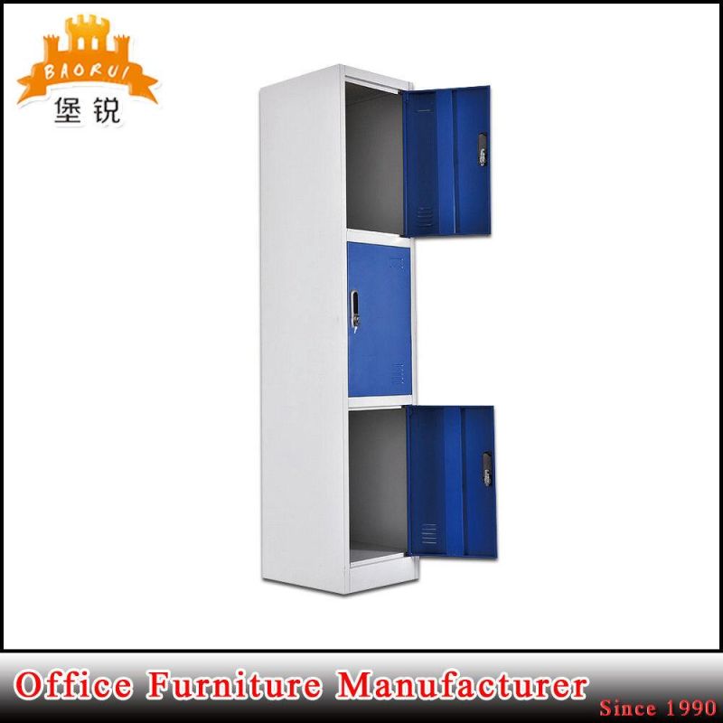 Gym School Worker Office Use 3 Door Storage Steel Metal Locker