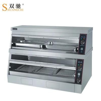 Hot Food Warmer Display Stainless Steel Warming Showcase