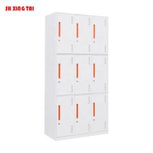 9 Compartments Steel Wardrobe