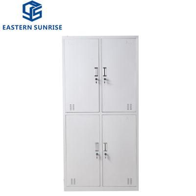 4 Doors Steel Storage Locker Clothes Metal Cabinet