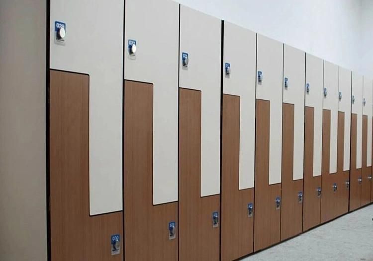New Design High Pressure Colorful Compact Laminate Waterproof and Fireproof HPL Storage Locker for Changing Room/