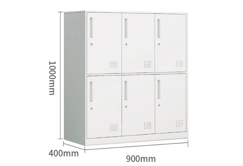 Hospital Personal Use Metal Storage Locker Lockable 9 Door Cabinet