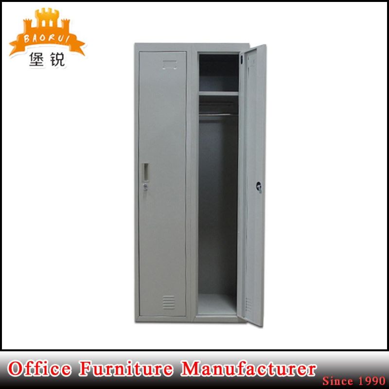 Jas-024 Luoyang Factory Home Use Colorful 2 Door Metal Vertical Cabinet