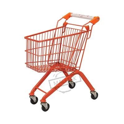 Best Selling Metal Children Retail Grocery Store Trolley for Supermarket