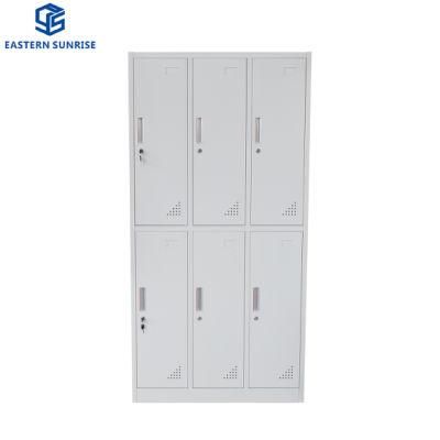 Wholesale 6 Door Metal Steel Iron Locker Cabinet