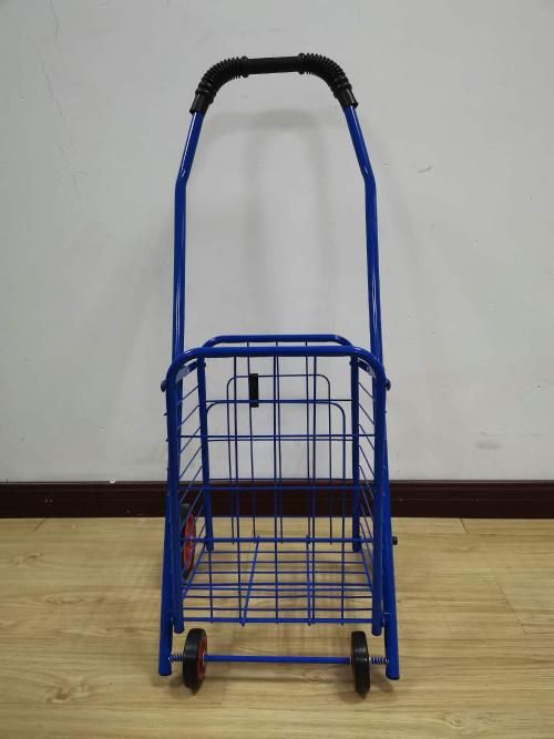 21L Steel Foldable Shopping Trolley Cart