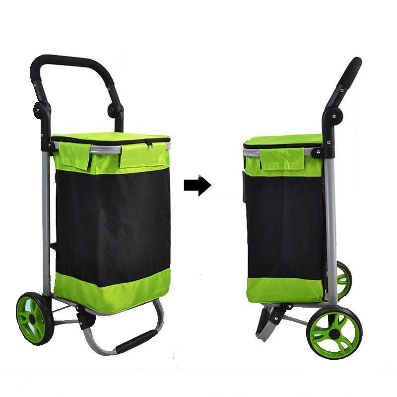 Foldable Shopping Trolley Shopping Trolley Bag Vegetable Folding Wheeled Light Weight Shopping Trolley Bag
