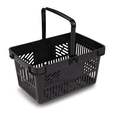 Folding Portable Retail Shopping Plastic Hand Basket Storage Basket