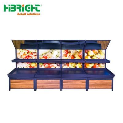 Supermarket Vegetable and Fruit Display Rack for Sale