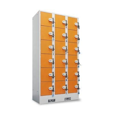 Supermarket Metal Coin Operated Locker with Collect Box