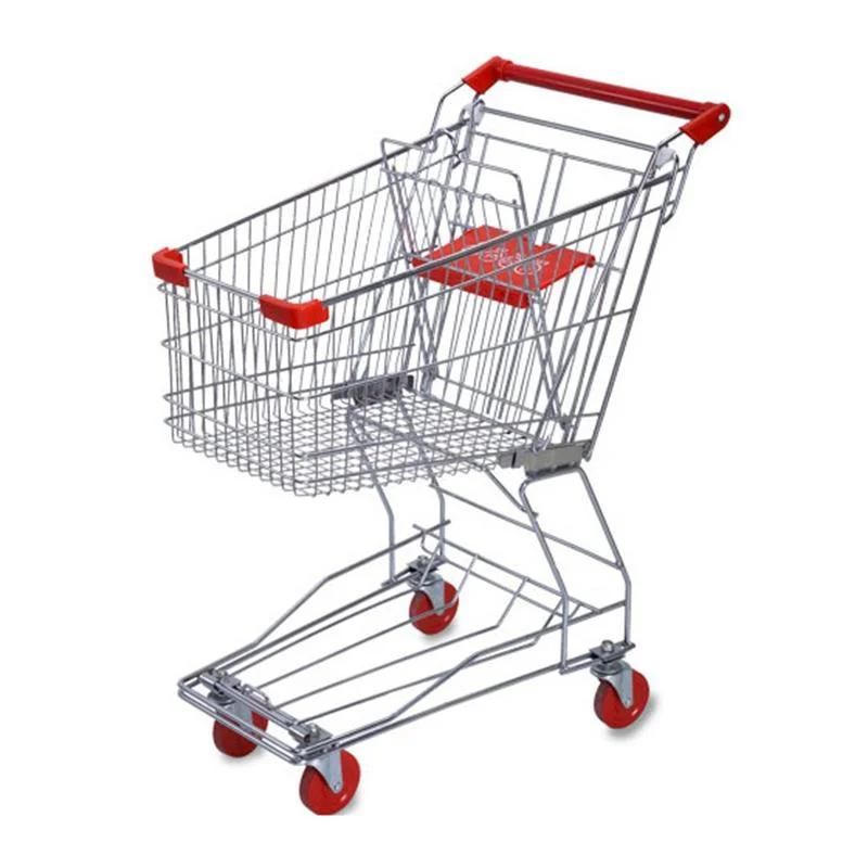 Light Weight and Strong Frame Construction Large Wheeled Shopping Trolley