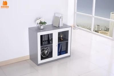 Factory Price 2 Swing Glass Door File Cabinet for Sale