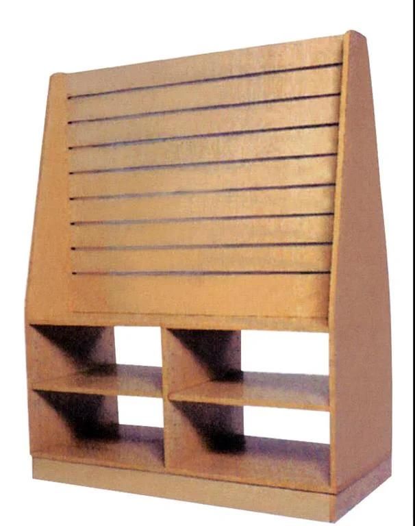 Boutique Shelves/Board with Groove Shelves/Wood Casing Counter/Board with Groove Shelves