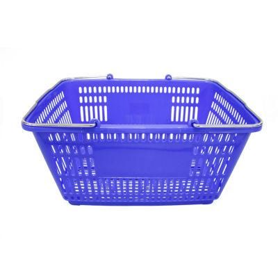32L Plastic Hand Basket Storage Basket with Handles