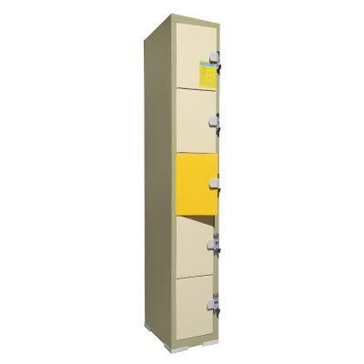 Coin Operated Locker Cabinet Storage Box Electronic Safe Gym Locker