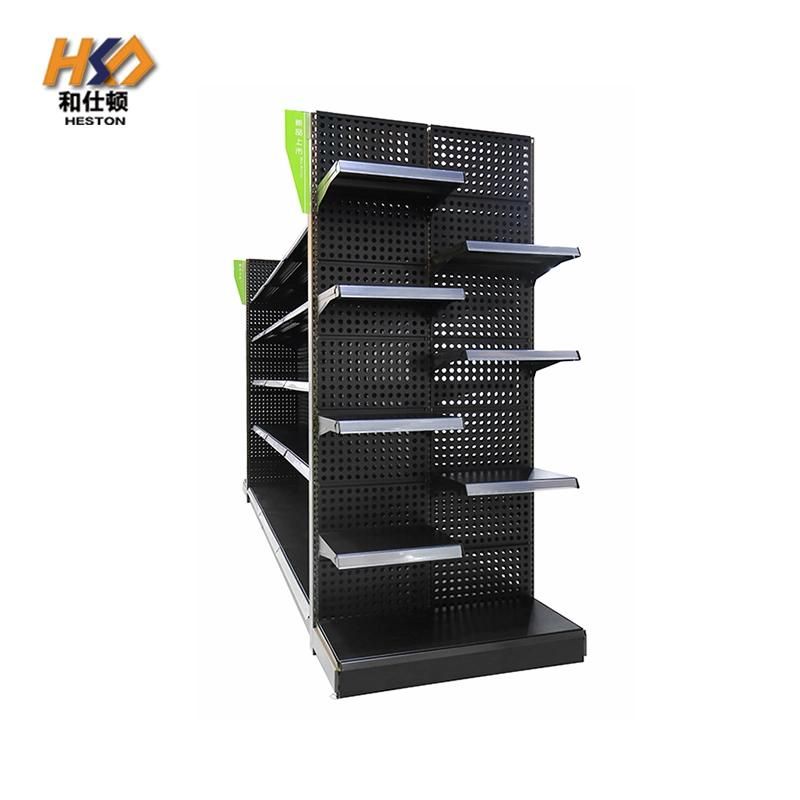 Store Racks Supermarket Shelves Shelf Display Rack Custom Metallic Duty Customized Heavy Logo Layer