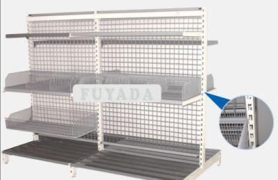 Double Side Shelf/Net Shelf / Supermarket Shelf /Net for Supermarket //Double Side Net Shelf /Shelf 4 Layer
