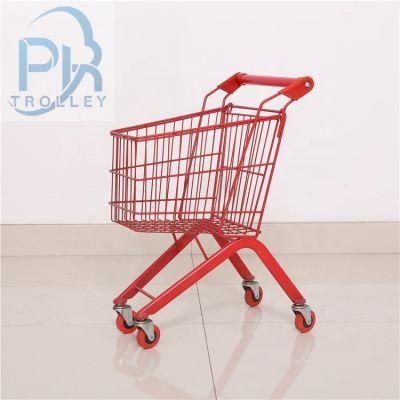 Supermarket Kids Shopping Cart with Flag