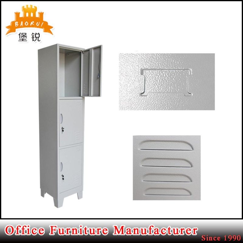 China Professional Manufacturer Colourful Metal 3 Tier Locker Supplier