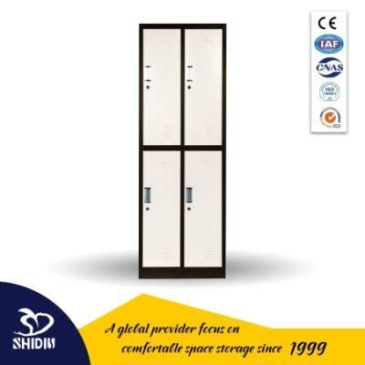 Multiple Functional Steel Locker for Sale 4 Door Staff Locker