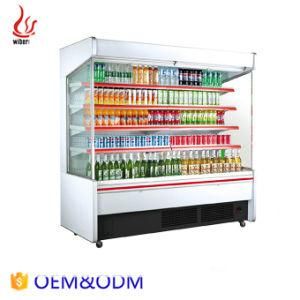 Refrigerant Adjustable Shelf 4 Multi Deck Display Chiller Open Supermarket Freezer