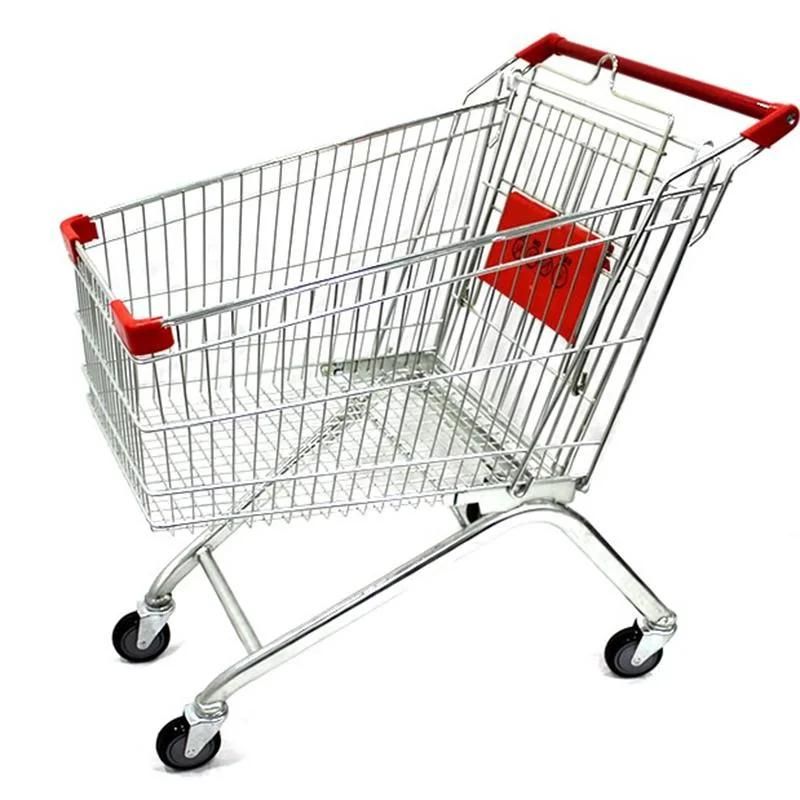 2021 Hot Sale Folding Used Shopping Trolley Cart Portable Folding Shopping Cart