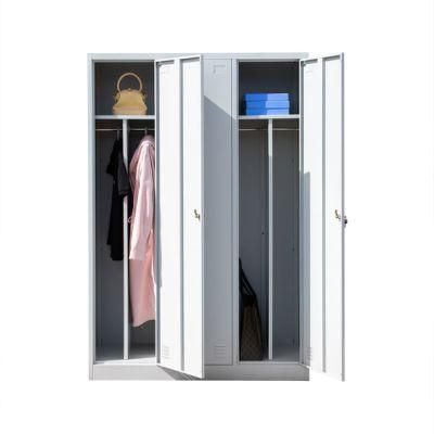 Multi-Purpose Steel Hanging Clothes Storage Metal Wardrobe Closet Cabinet for Sale