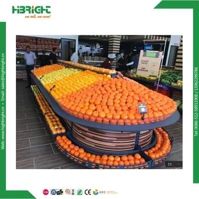 Supermarket Shop Store Fresh Fruit and Vegetable Display Rack