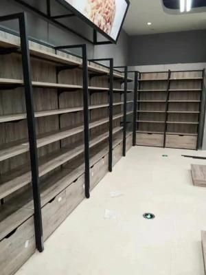 Wholesale Metal Supermarket Retail Storage Rack Display Shelf